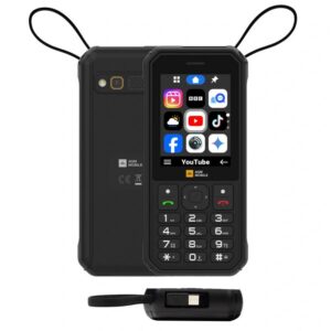 AGM M11|Rugged Power Bank Phone|Wired Reverse Charging|4G LTE|4000mAh Battery|WiFi Hotspot|FM Radio|3.5mm Jack|IP68&IP69K | WaterProof