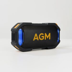 AGM MAG ROCK | Magnetic Bluetooth Speaker | IPX7 Waterproof | Floatable | 8W Powerful Sound | RGB Party Lights
