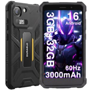 AGM NOTE N2 Active | 4.96″ Small Android Smartphone | Removable Battery | Android 16 Go | Pocket-Friendly Design | IP54 Splash Protection