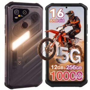 AGM X7 | 5G Rugged Smartphone | 10000mAh Battery | 120Hz FHD+ Display | IP68/IP69K | Wireless Charging | Android 16 | eSIM